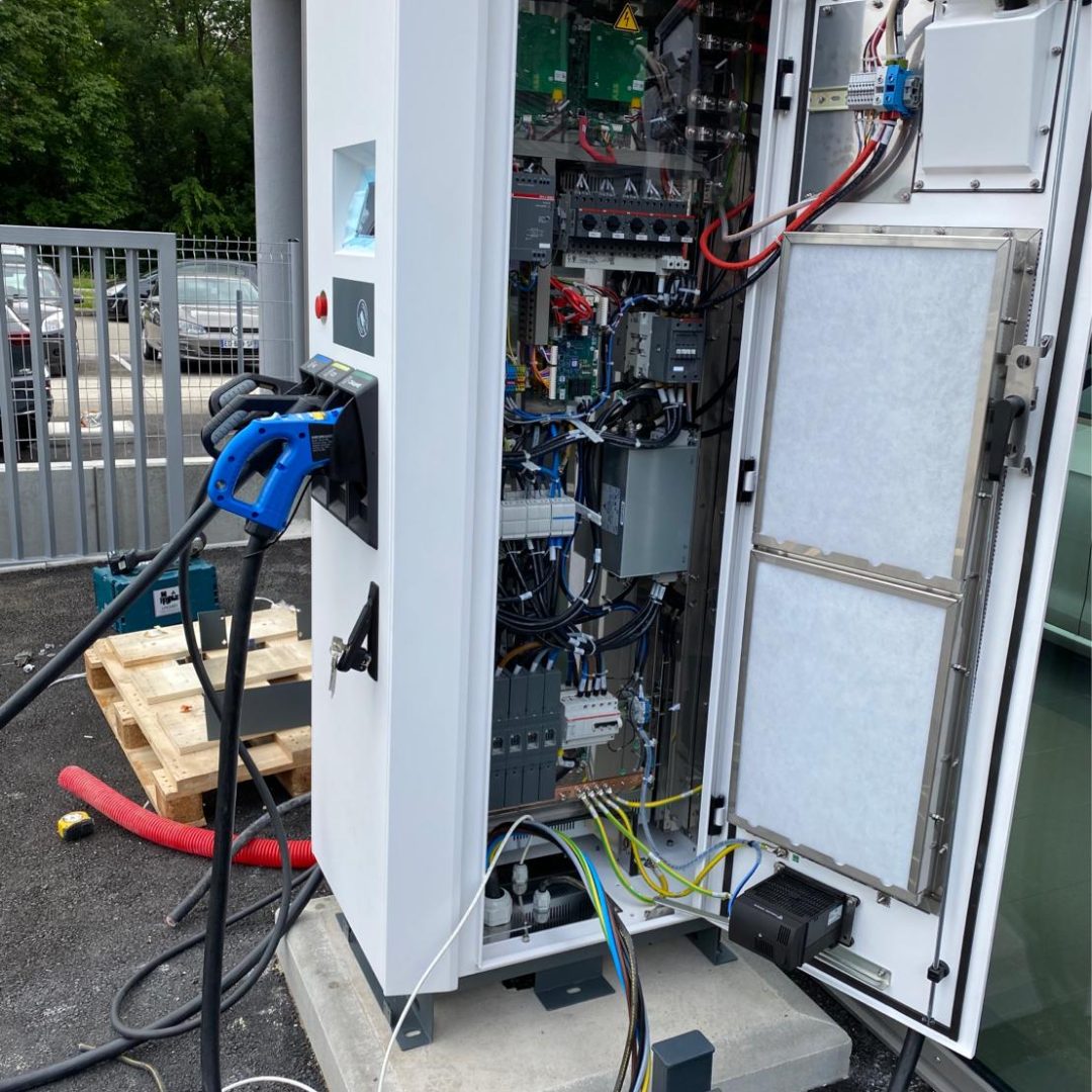 Installation d’une Borne IRVE 50kw pour Volkswagen Fontaine